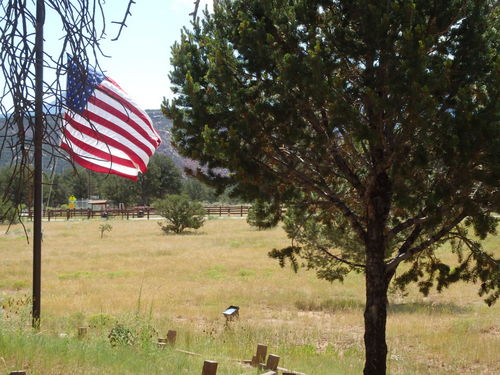 GDMBR: The Flag was at Half-Mast.